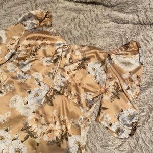 Floral Dress with Slit